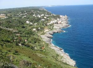 Una veduta panoramica di Marina Serra vista dal 